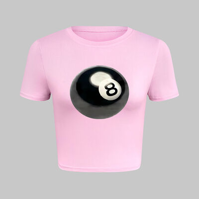 Versatile Comfortable Women T Shirts  Custom Size Short Sleeve T Shirt Print