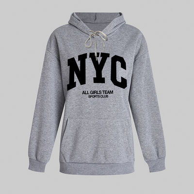 Unisex Knit Hoodie with Personalized Print Design and Polyester/Cotton Blend for Winter Comfort