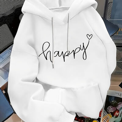 Polyester Designer Sweatshirt Womens Personalized Thick Hoodies For Winter Women'S
