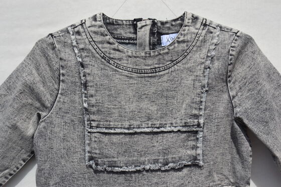 Washed Women Denim Dress Girls Family Matching Summer Business Casual Women