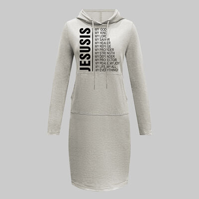 Straight Fashion Women Oversized Hoodie Dress 98cm 104cm Length Sport Dresses Casual