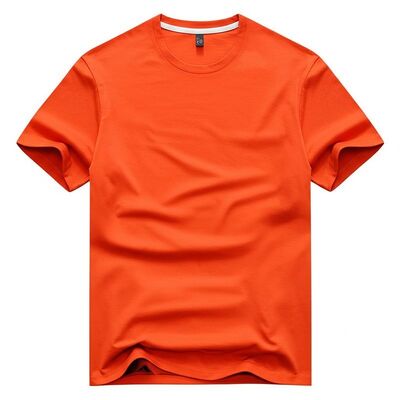 Spring Summer Black T Shirt Women Customizable Colors  Cotton Crew Neck T Shirt