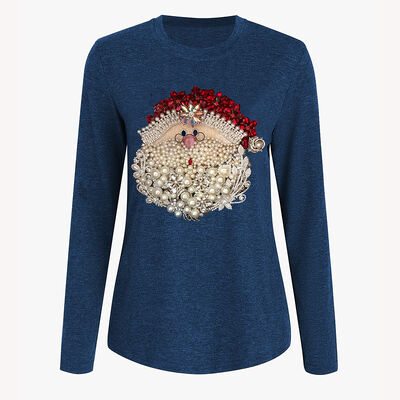 Digital Printing 65cm Long Sleeve Tops Personalized Designs Crew Neck Long Sleeves