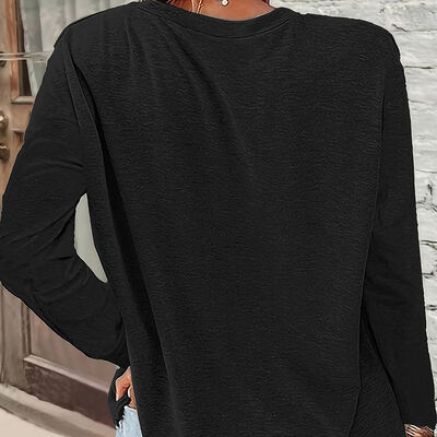 Digital Printing 65cm Long Sleeve Tops Personalized Designs Crew Neck Long Sleeves