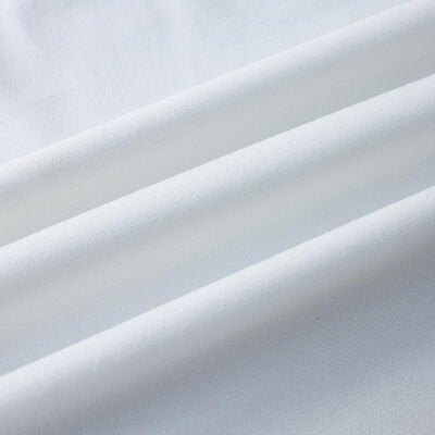 White Base Women Tops Knitting Cotton Long Sleeve Top ODM For Regular Comfort