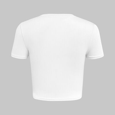 Women's 100% Cotton T-shirt with Ocean Element Print in S/M/L/XL/XXL Sizes