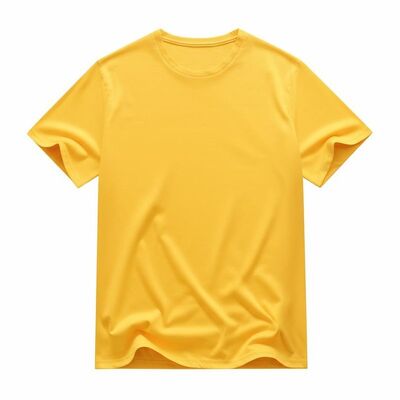 Casual Style Solid Pattern No Pocket T-Shirt for Women with Round Neckline and Short Sleeves