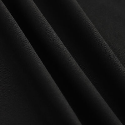 Black Short Sleeve T-Shirt with Straight Hemline for Everyday Wear