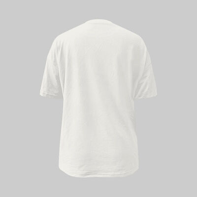 Round Neckline Women T Shirts XS Size Loose Fit Basic Crew Neck T Shirt