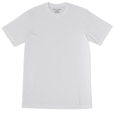 68cm 69cm V Neck T Shirts Women  White Cotton Crew Neck T Shirt S M L