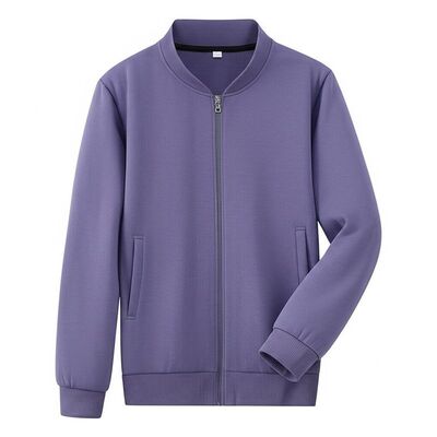 Fashionable Women Sweatshirt Padded Thick Fabric Oversized Zip Up Hoodie