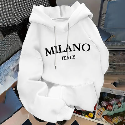 Unisex Four-Season Wear Hoodie with Hoodie Neckline for Year-Round Comfort