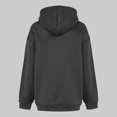 Unisex All Season Long Oversized Hoodie Personalized  Plain White Hoodie Women'S