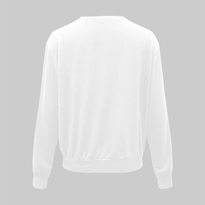 Loose-fitting Large-sized Cotton Fleece Sweatshirt for Winter in S/M/L/XL/XXL