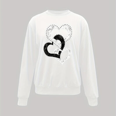 Loose-fitting Large-sized Cotton Fleece Sweatshirt for Winter in S/M/L/XL/XXL