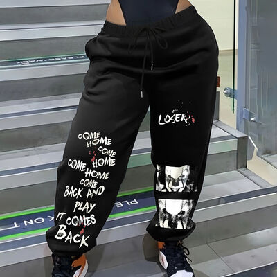 100% Cotton Women Pants Lady'S 280GSM Sports Joggers Womens