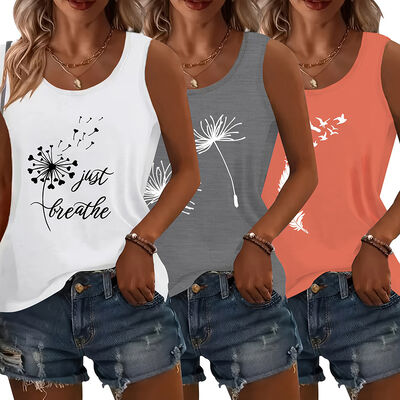 Outdoor Sport Women Tank Tops 165cm Square Neck Ribbed Tank Tops For Women