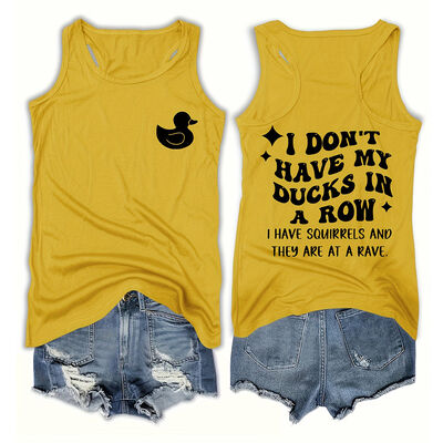 Distressed Women Tank Tops OEM ODM  160 Grams Vintage Sleeveless T-Shirt