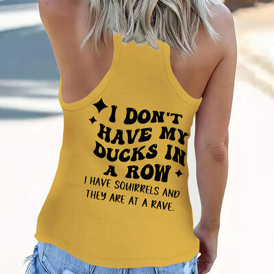 Distressed Women Tank Tops OEM ODM  160 Grams Vintage Sleeveless T-Shirt