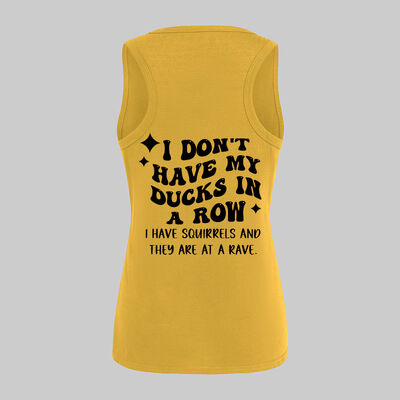 Distressed Women Tank Tops OEM ODM  160 Grams Vintage Sleeveless T-Shirt