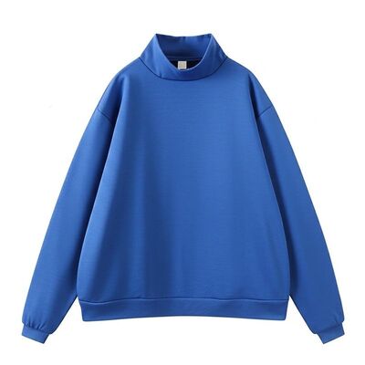 Custom Logo Women Sweatshirts Reversible Mock Neck Fleece Hoodie Women