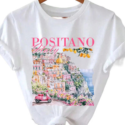 Regular Fit Women T Shirts  Women Casual Loose Cotton Linen Short Sleeve T Shirt ODM