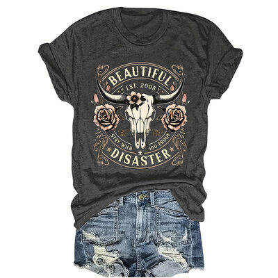 Everyday Wear Short Sleeves T-Shirt In XL Size Made Of Cotton For All-Day Comfort