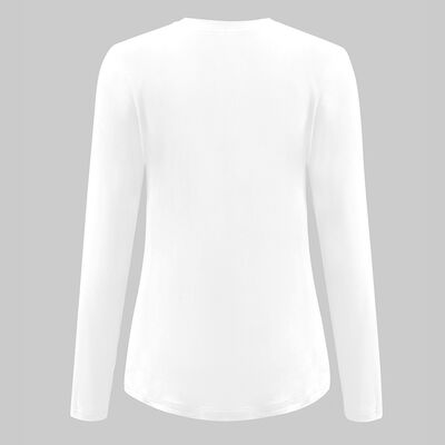Custom Wholesale White 180 GSM Long Sleeve T-Shirt and Crop Top Tee for Unisex Wear