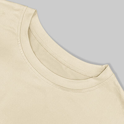 Reversible Mock Neck Oversized Long Sleeve T-Shirt with 3D Printing Custom Logo