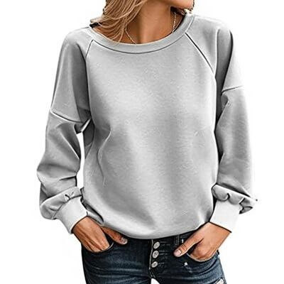 Oversized Long Sleeve Split Shirts Pullover Long Sleeve Hoodies Tops For Unisex
