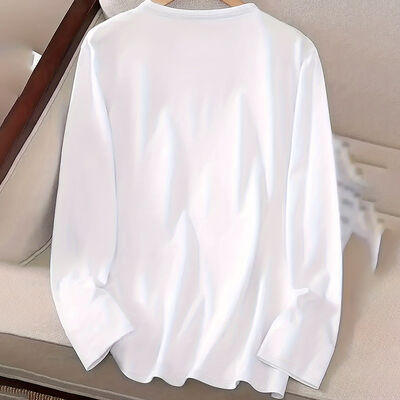 Spring Women Tops  165CM - 180CM Autumn Long Sleeve Top Customization LOGO