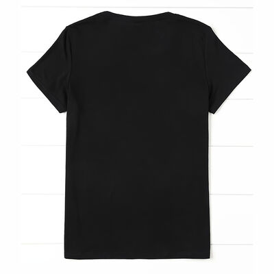 Customizable High-Quality Cotton Short Sleeves T-shirt with Breathable Fabric in Sizes S-XXL