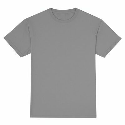 Unisex Comfortable Wear Short Sleeves T-Shirt in Cotton with Sizes S-XXL