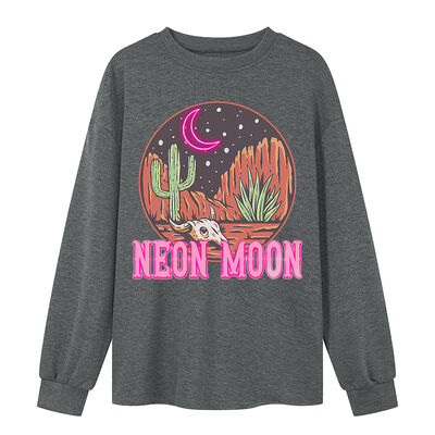 Custom Logo Women's Pullover Sweatshirt with Round Neck for Fall/Winter Season