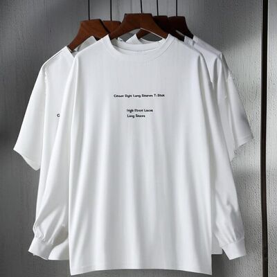 Casual Style  Women Tops High Street  Washable  Cotton Long Sleeve Shirts 64.5cm