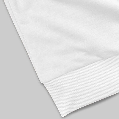 Ribbed Pullover Top-Notch Street Style V-Neck Hoodie Fleece Sweatshirt for Winter