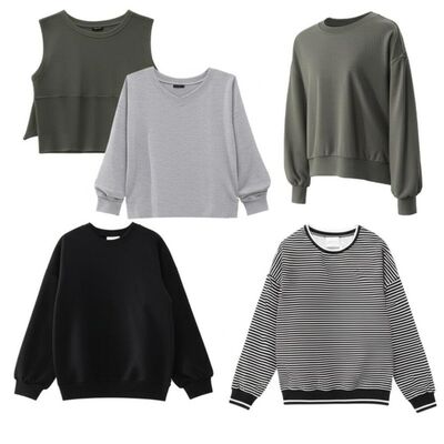 Ribbed Pullover Top-Notch Street Style V-Neck Hoodie Fleece Sweatshirt for Winter